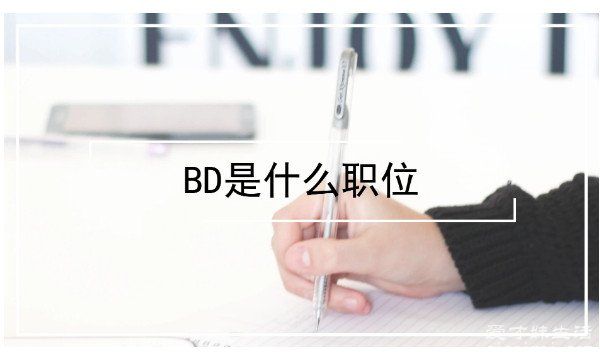 bd是什么职位，是商务拓展的职位(像公司里面的业务员)