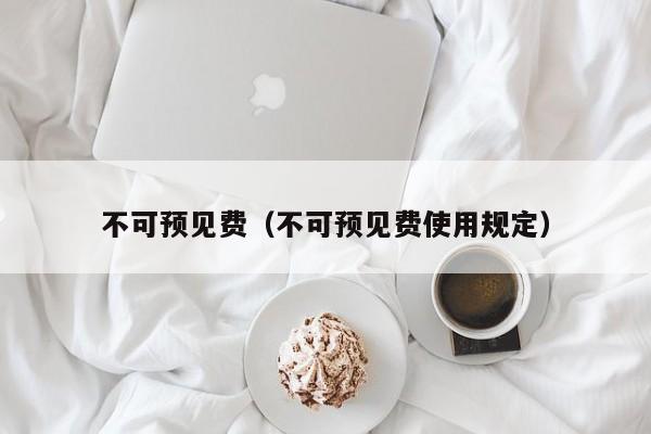 不可预见费（不可预见费使用规定）